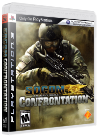 SOCOM: U.S. Navy SEALs Confrontation PAL Playstation 3 PAL box art